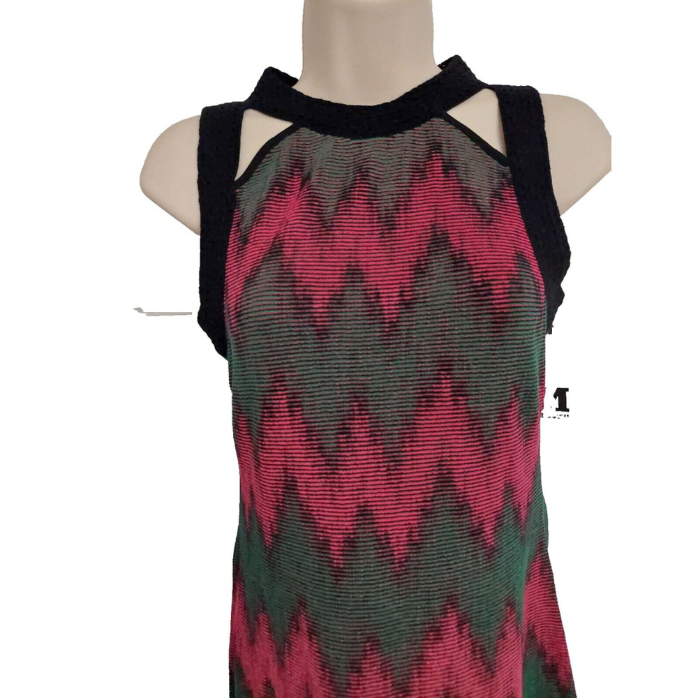 MISSONI Multicolor Sleeveless Knit Bodycon Sweater Dress Size 44 US 8 NWT $895 - Picture 2 of 7
